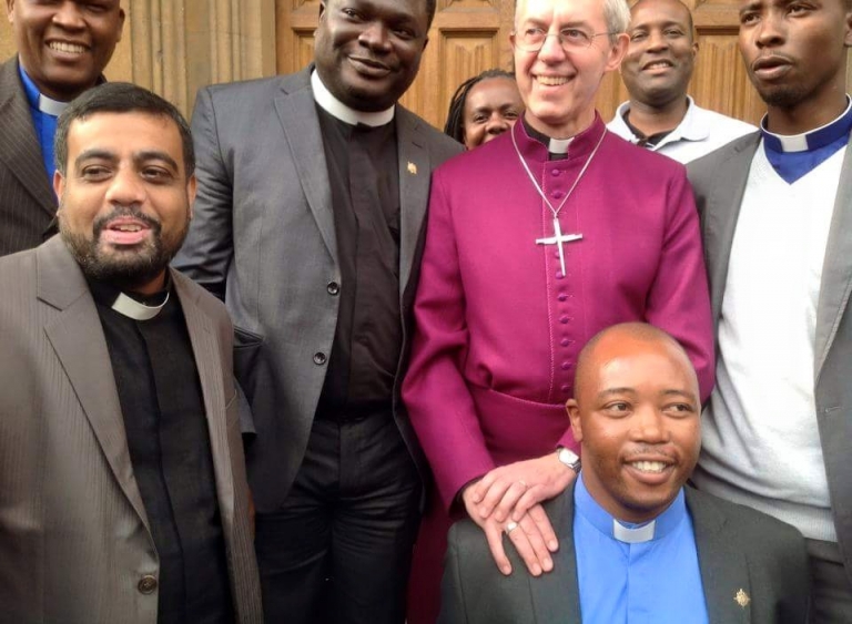 Archbishop Justin Welbyand Rev. Dr. Tommie