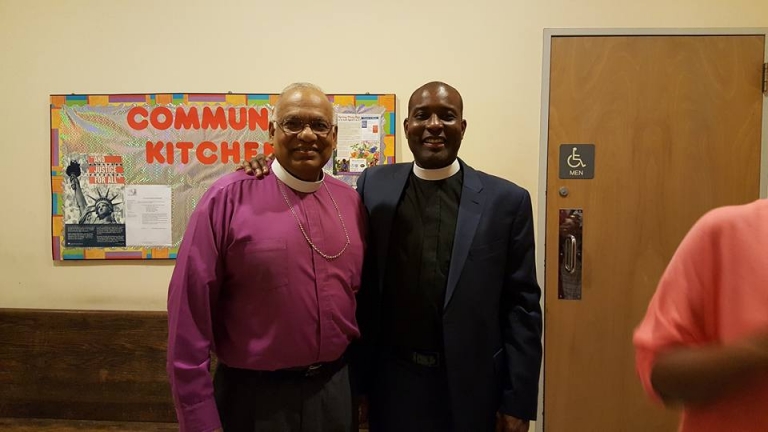 Bishop Santosh and Rev Deacon Tommie May 13